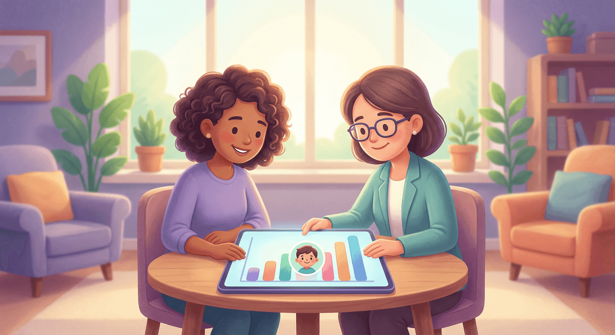 TherApp collaboration between parents and therapists